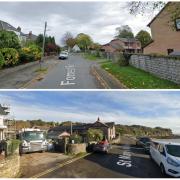 Forrest Road (above) and St Mary’s Well Bay Road (below). Picture: Google Street View