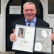 Martin Evans and his letter from the king