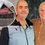 Chris Cooper, left, saved John Payne who suffered a heart attack while shopping
