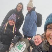 Helen Jenkins (right) and the mums prepare for the challenge of a lifetime all for Tŷ Hafan