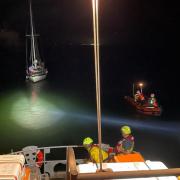 Broken down yacht rescued from Nash Point in two-hour rescue on Sunday, September 10