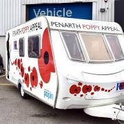 Penarth Poppy Appeal caravan