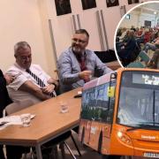 Residents were left unimpressed at the latest meeting about buses