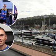 Rugby legend Kevin Sinfield is running through Penarth