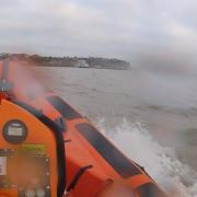 RNLI Penarth and Barry lifeboats respond to Swimmer near Penarth Pier