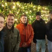 From Left to Right: Tom Molyneux-Wright, Ben, Al, Mike and Owen at week two of the Penarth Men Walking and Talking Group