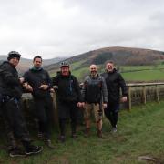 In total, 12 men will be taking on the challenge to travel the length of Wales