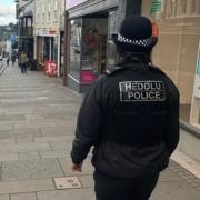 Gwent Police carried out high-visibility foot patrols in Chepstow as part of ongoing efforts to tackle anti-social behaviour