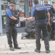 A heavy police presence was reported in the city centre on Tuesday afternoon, October 6