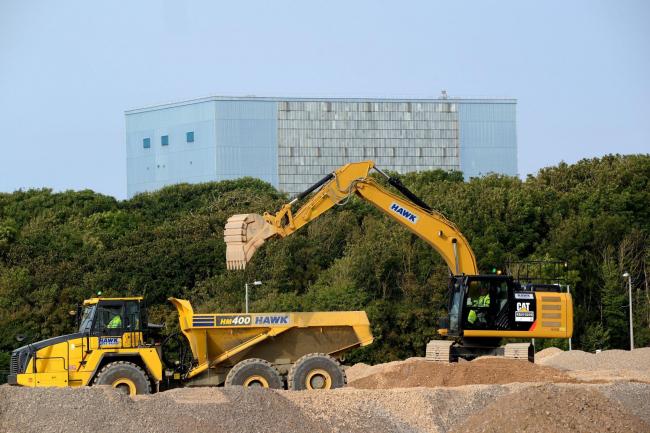 Work on the Site at Hinkley point C has been in full swing