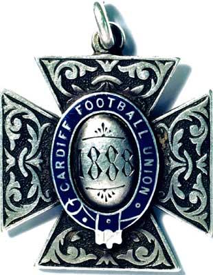 COLLECTOR’S ITEM: A Penarth rugby medal dating back to 1888 is up for sale.