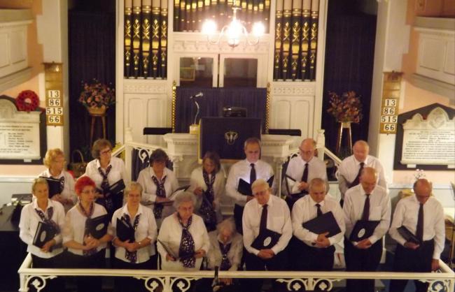 Cantorian Sanctaidd Choir at concert to raise funds for Bethel Community Church